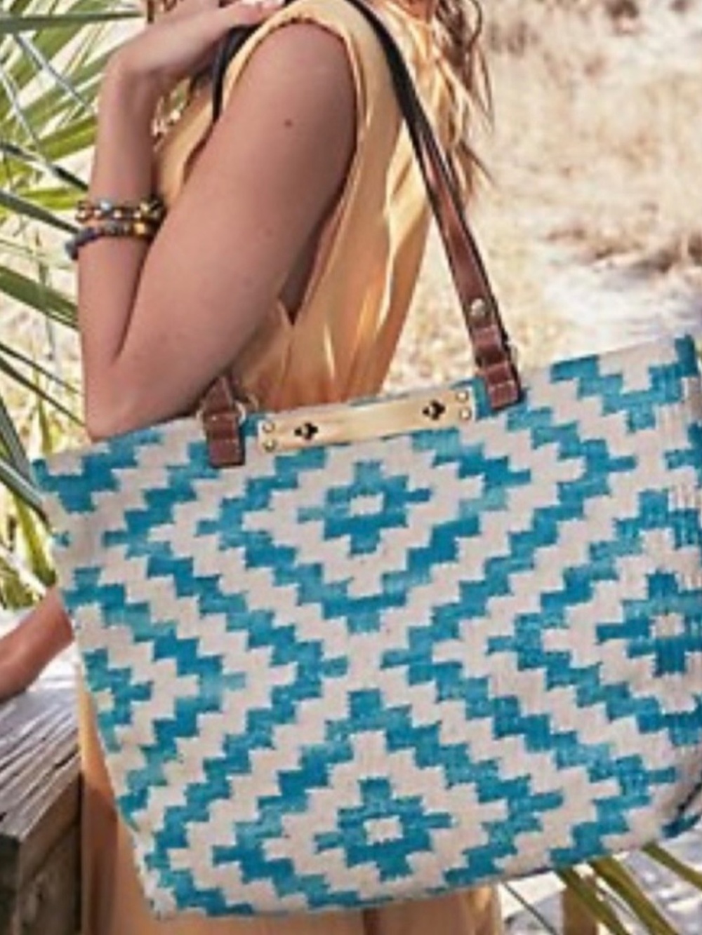 NWT Patricia Nash Chennai Straw Bag